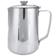 Bottiglia per schiuma di latte 1000 ml - Biberon in acciaio inossidabile - Contenitore per schiuma di latte - Maniglia ergonomico - Prodotto duraturo e sicuro - Bottiglia per schiuma di latte
