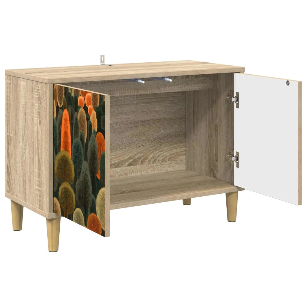 Mobile TV ZAANDAM 69 x 33 x 50 cm Sonoma Legno ingegnerizzato 8007000