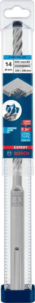 2608900207 - PUNTA BOSCH SDS MAX 8X D.14mm X 200mm X 340mm