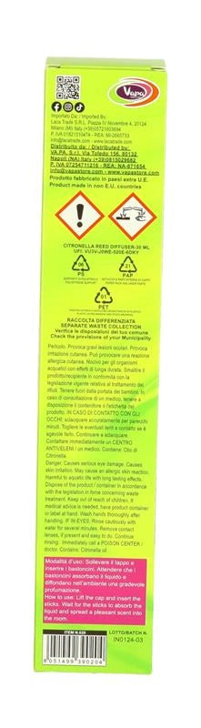 MAURY'S DIFFUSORE CITRONELLA 30ML