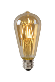Lampadina LED filamento E27 5W ambra ovale Lucide
