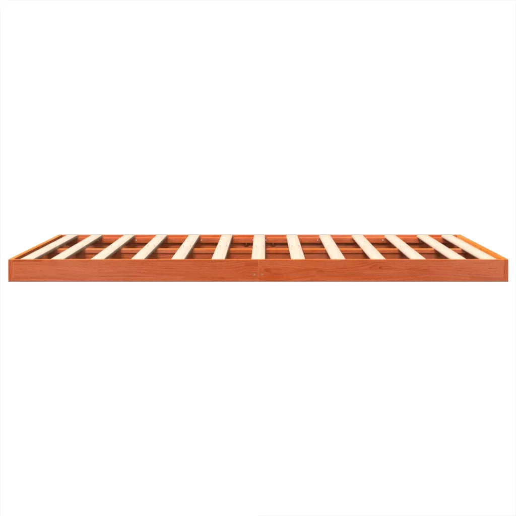 Giroletto Marrone Cera 150x200 cm in Legno Massello di Pino 847149