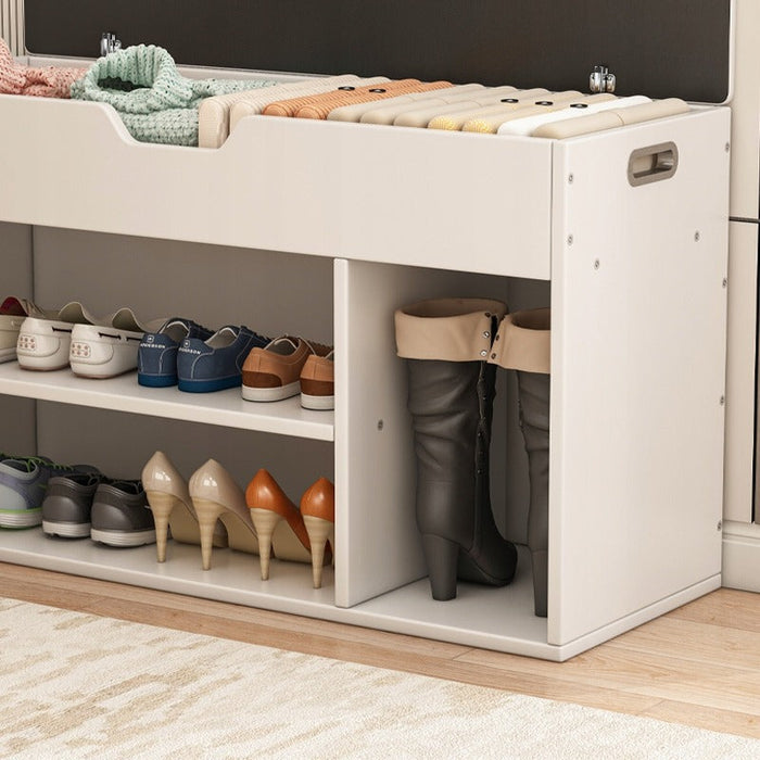 Scarpiera Bianca 80x30x44 cm Ideale per Ingresso