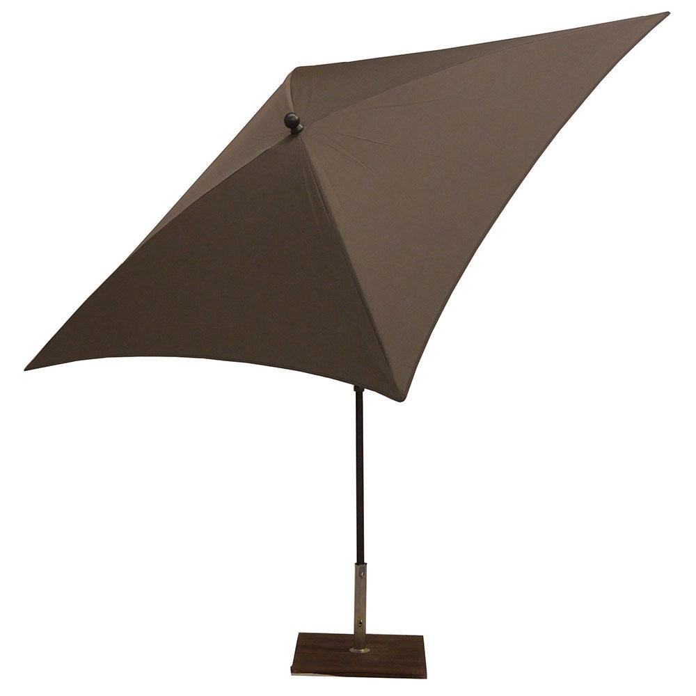 Ombrellone da Giardino 200x200 cm Palo Ø27 mm in Acciaio Maffei Kronos Tortora