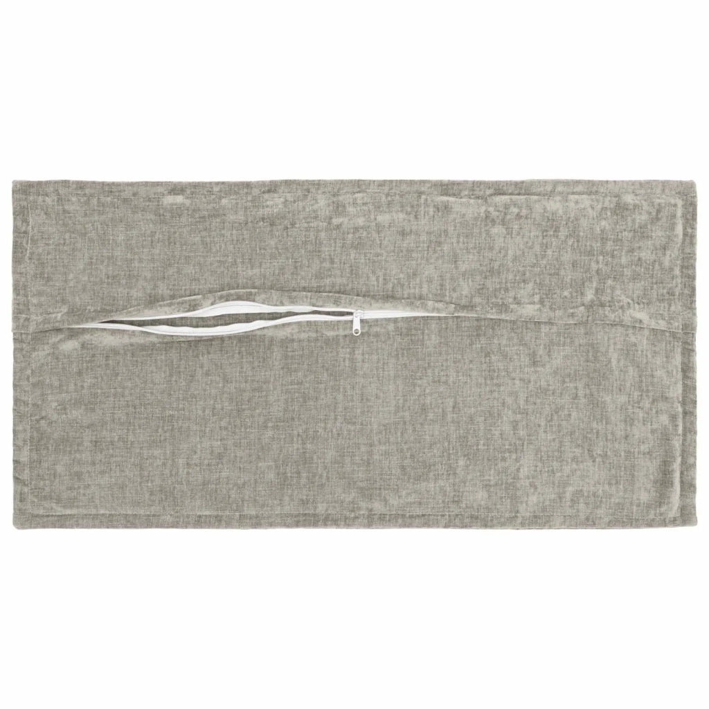 Federa 6 pz HOUTEN Grigio Chiaro 40 x 80 cm Tessuto Chenille 918227