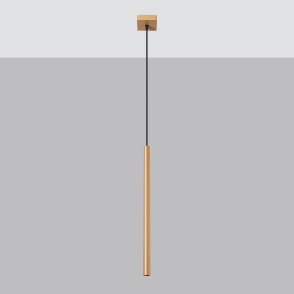 Lampada a sospensione VELINO Pure Lume oro/nero 1xG9 8W