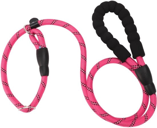 Cinturone per cani riflettente - Nylon - 130cm - manubrio in schiuma - duraturo - sicurezza e comfort - attrezzo per cani