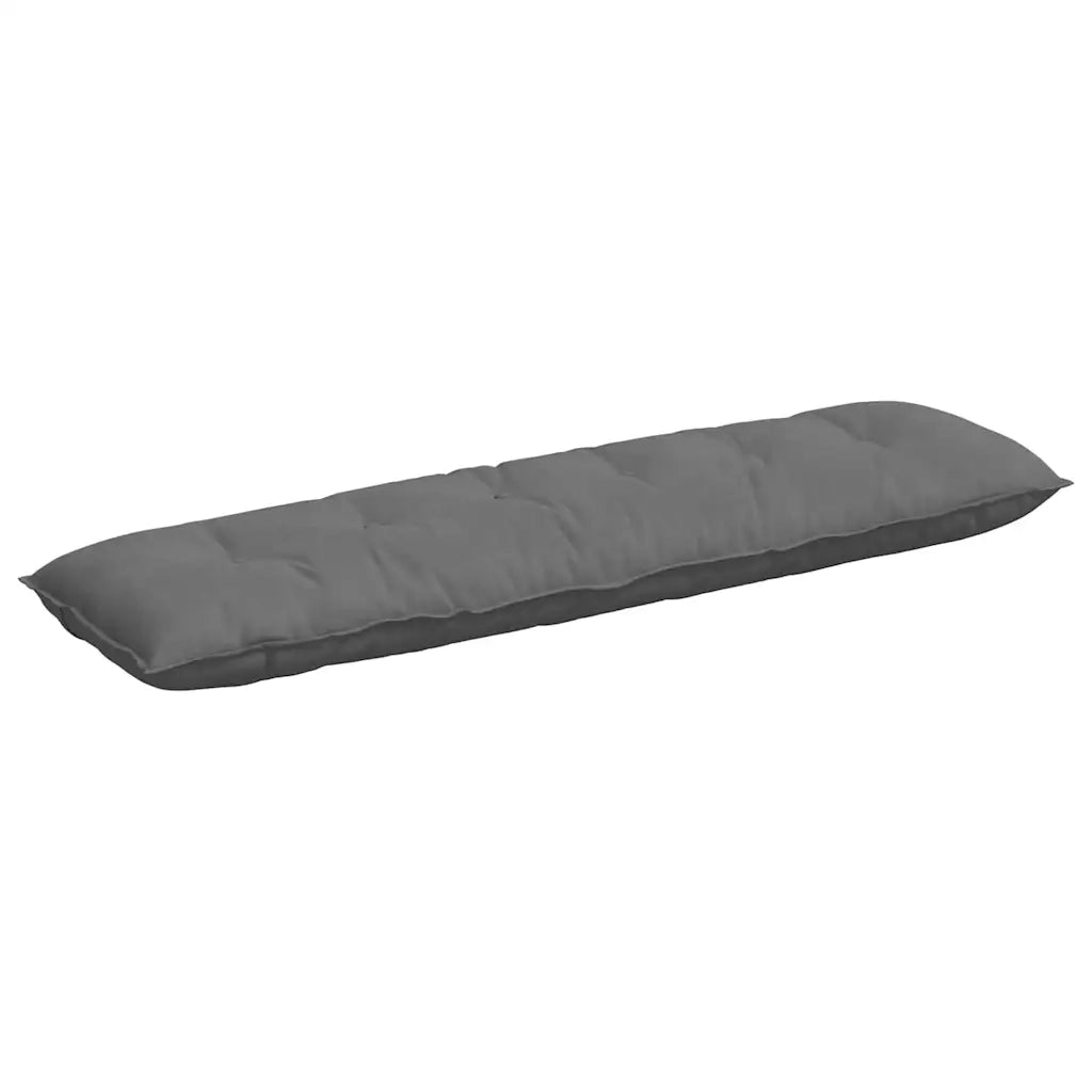 Cuscino per Schiena | Cuscino dorsale Grigio scuro 180 x 50 cm