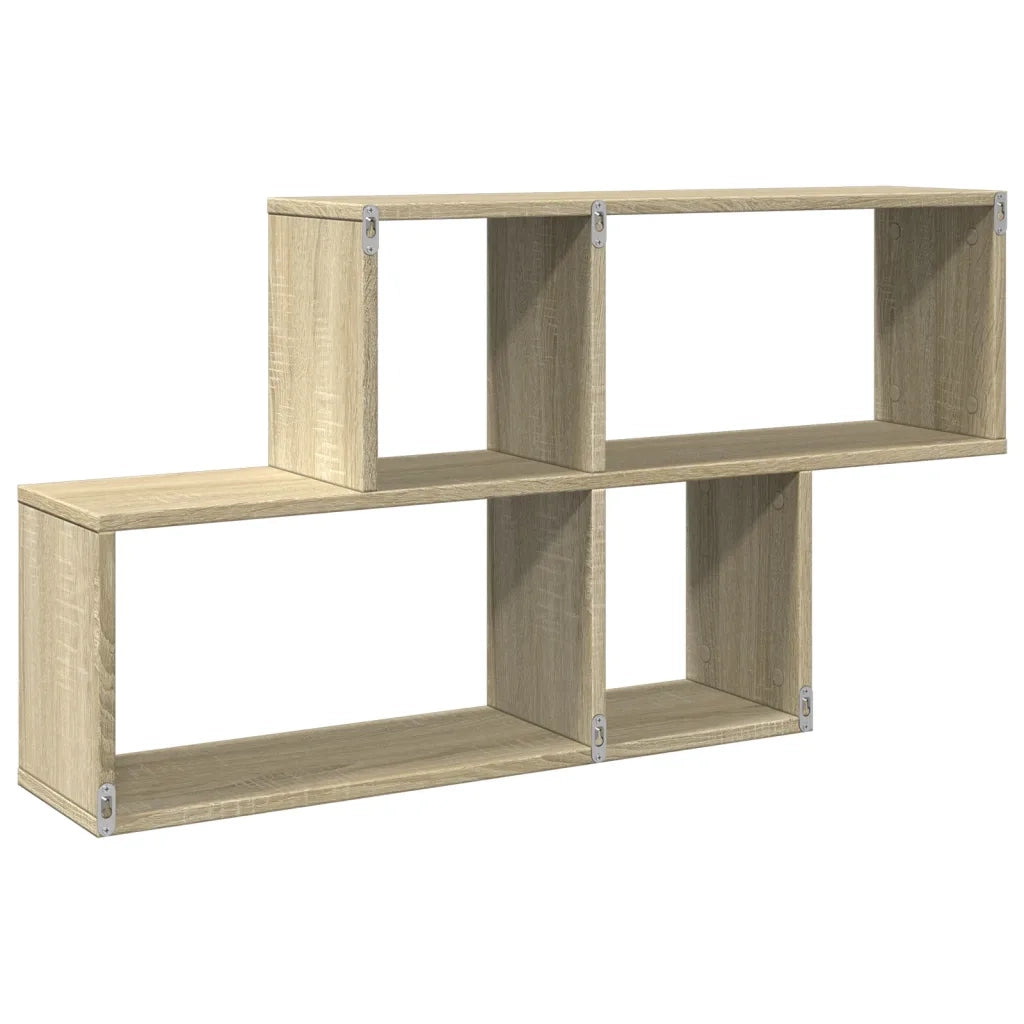 Scaffale a Parete Rovere Sonoma 100x20x53cm Legno Multistrato 848019