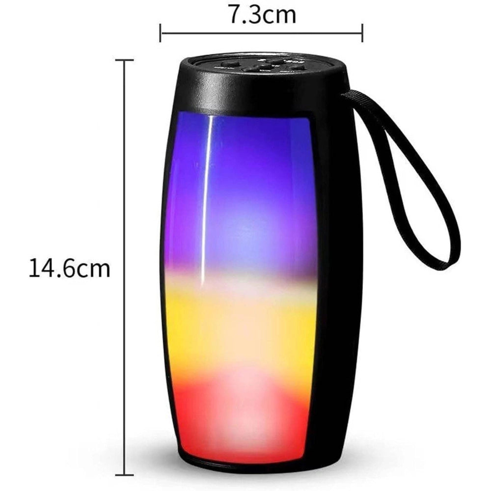 Trade Shop - Cassa Portatile Bluetooth 5w Stereo Bluetooth Luce A Led Altoparlante Esterno -