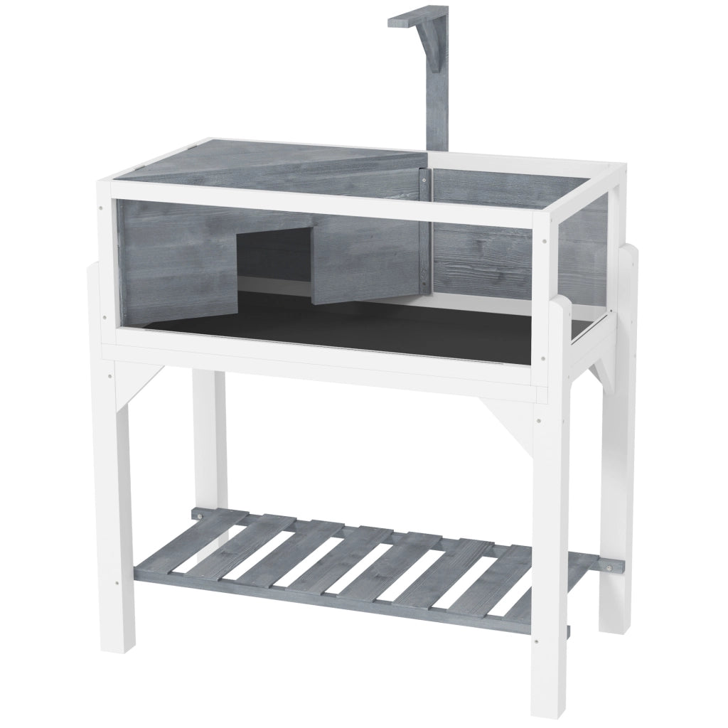 Terrario per Tartarughe ¨C zephmum ¨C Grigio 84.5x47.5x90 cm