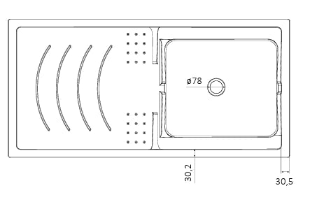 Mobile coprilavatrice con vasca SXBI