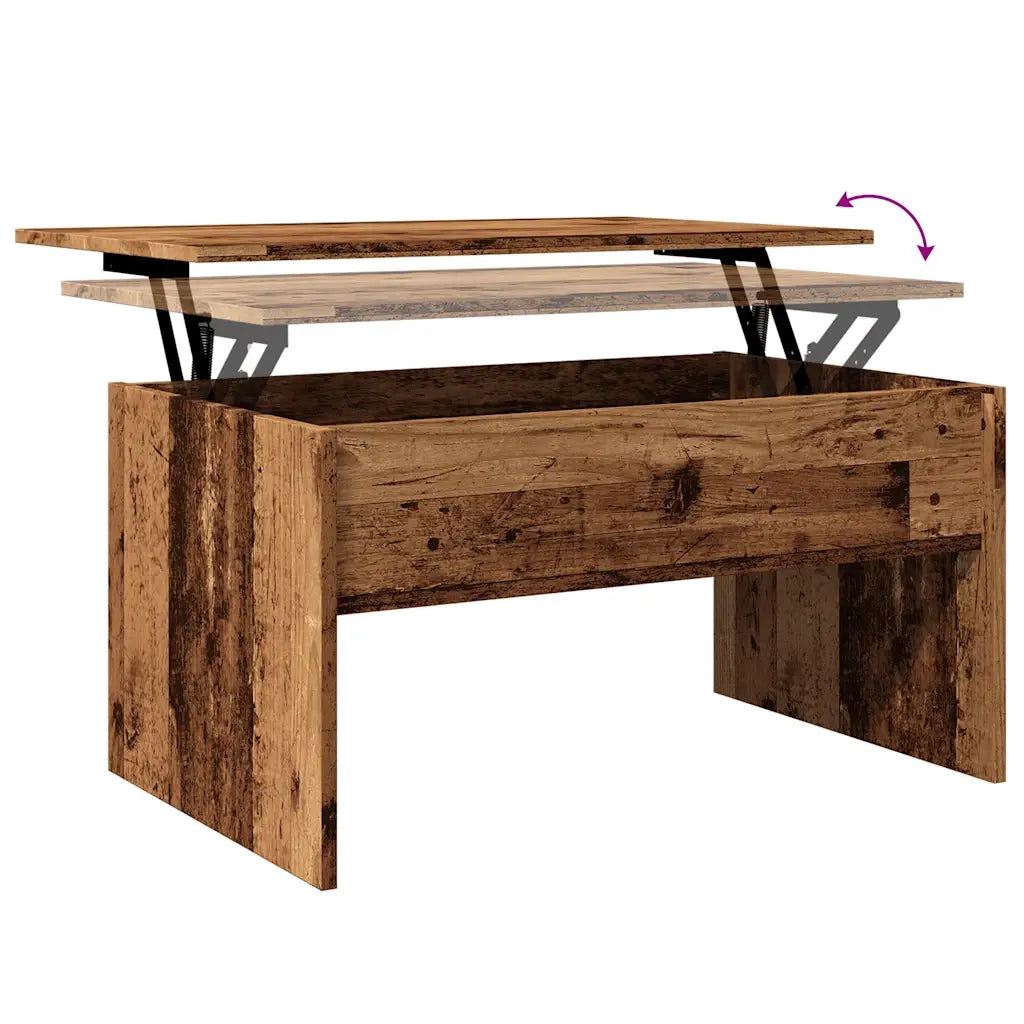 vidaXL Tavolino da Salotto Rovere Antico 80x50,5x41,5 cm in Truciolato