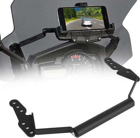 Supporto di navigazione per motocicletta in alluminio con holder per telefono 08 pollici - compatibile con V-Strom DL650 DL1000 2014-2020.