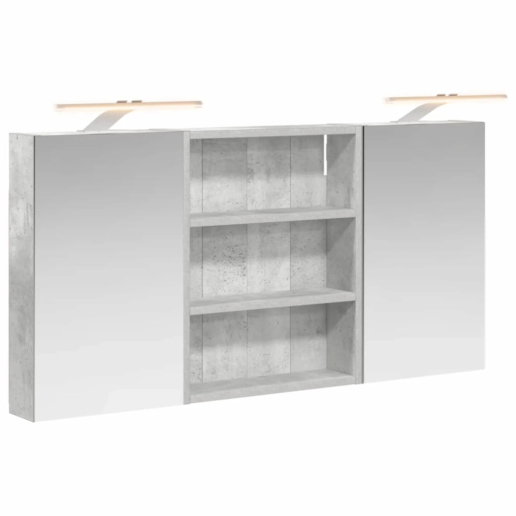 Set di Armadi da Bagno con lo scaffale 3 pcs 100 x 10,5 x 50 cm