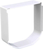 Estensione del Tunnel per Gatto per Cat Flap - Adatto per Cat Flap con lettura Microchip - Installazione a Parete Accessorio Bianco