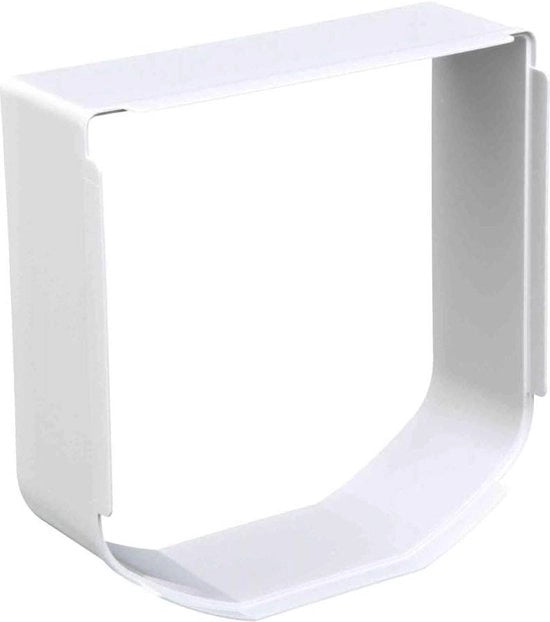 Estensione del Tunnel per Gatto per Cat Flap - Adatto per Cat Flap con lettura Microchip - Installazione a Parete Accessorio Bianco