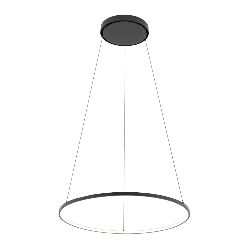 Sospensione LED Nowodvorski Circolo M nera Ø60 4000K