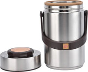 Contenitori per Picnic Isolati per Cibi Caldi - Scatola per Pranzo in Acciaio Inox con Coperchio Vacuum Isolato Portatile.