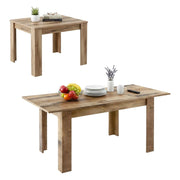 Takumi, Tavolo Allungabile Allungabile Made in Italy, 90x137x79h cm Marrone Acacia