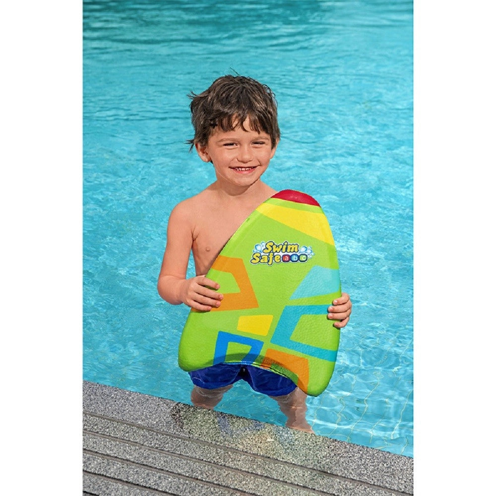 Trade Shop - Tavola Tavoletta Nuoto Per Bambini Swim Safe Taglia 3-6 Anni 42x32x3.5cm 32155 -