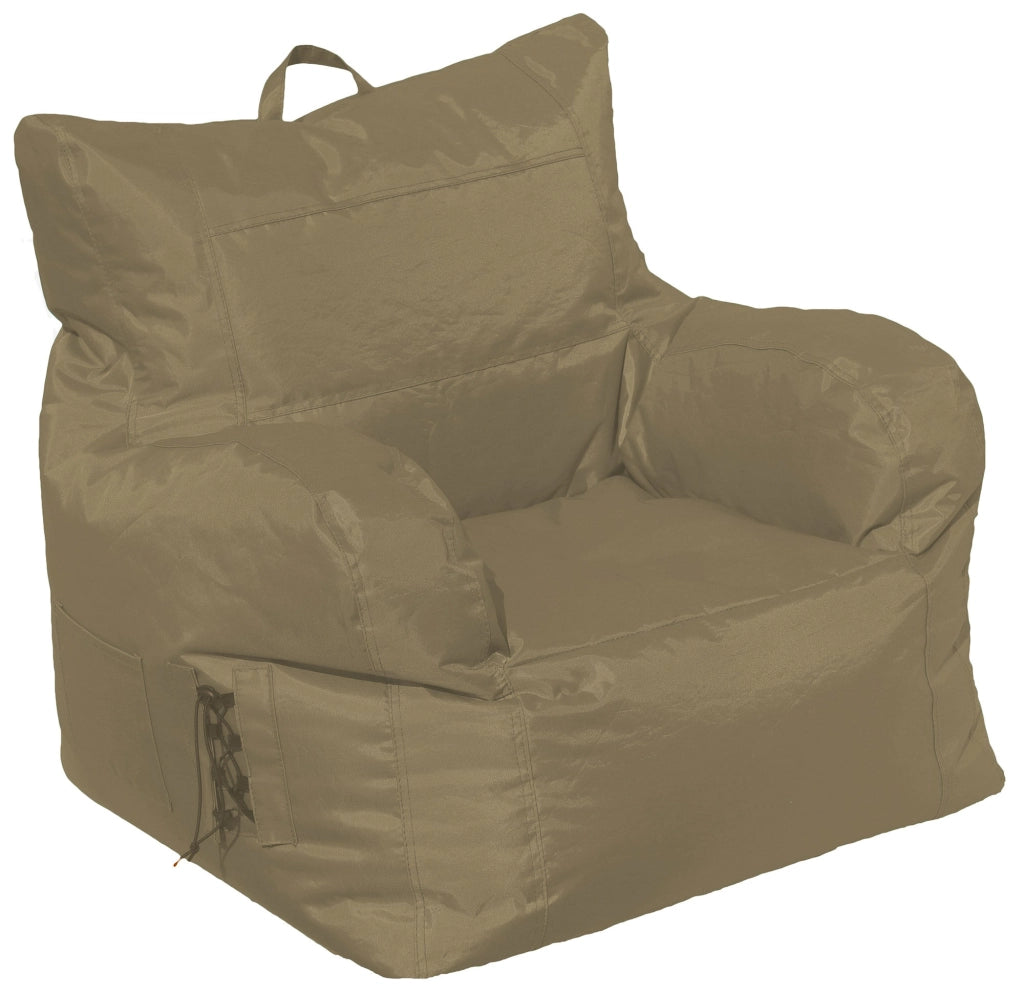 Poltrona Pouf in Poliestere Avalli Oxford Sabbia