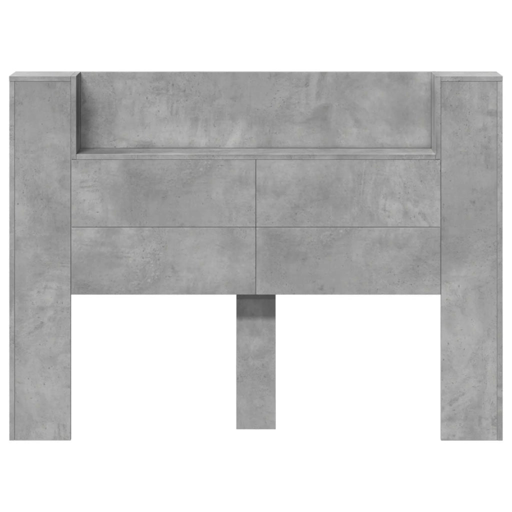 Testiera Letto Grigio Cemento Legno ingegnerizzato
