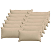 Federa 12 pz HOUTEN Tortora 40 x 80 cm corduroy 918201