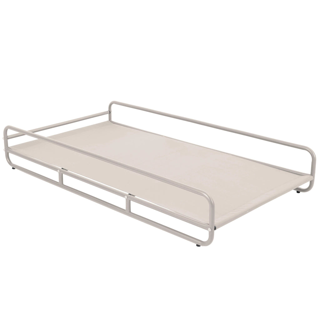 Oviala - Telaio per chaise longue da giardino modulare in beige
