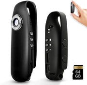 Cassa di Sicurezza 1080P HD a Corpo – Fissaggio Magnetico & Supporto di Ricambio – Registratore Portatile da 64GB per Attività Sportive e Uso Giornaliero