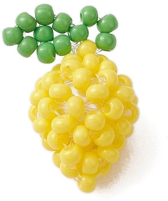 Accessori decorativi 10 pezzi - Pendenti in vetro - Forma fungo/zucca - Creare gioielli - Bracciale/orecchino - Leggero, alta qualità perle