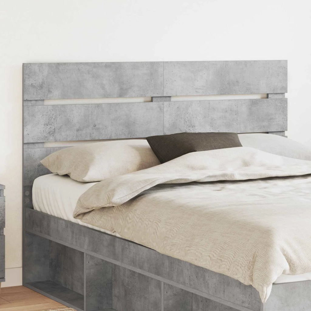 Testiera Grigio cemento Legno ingegnerizzato 887532