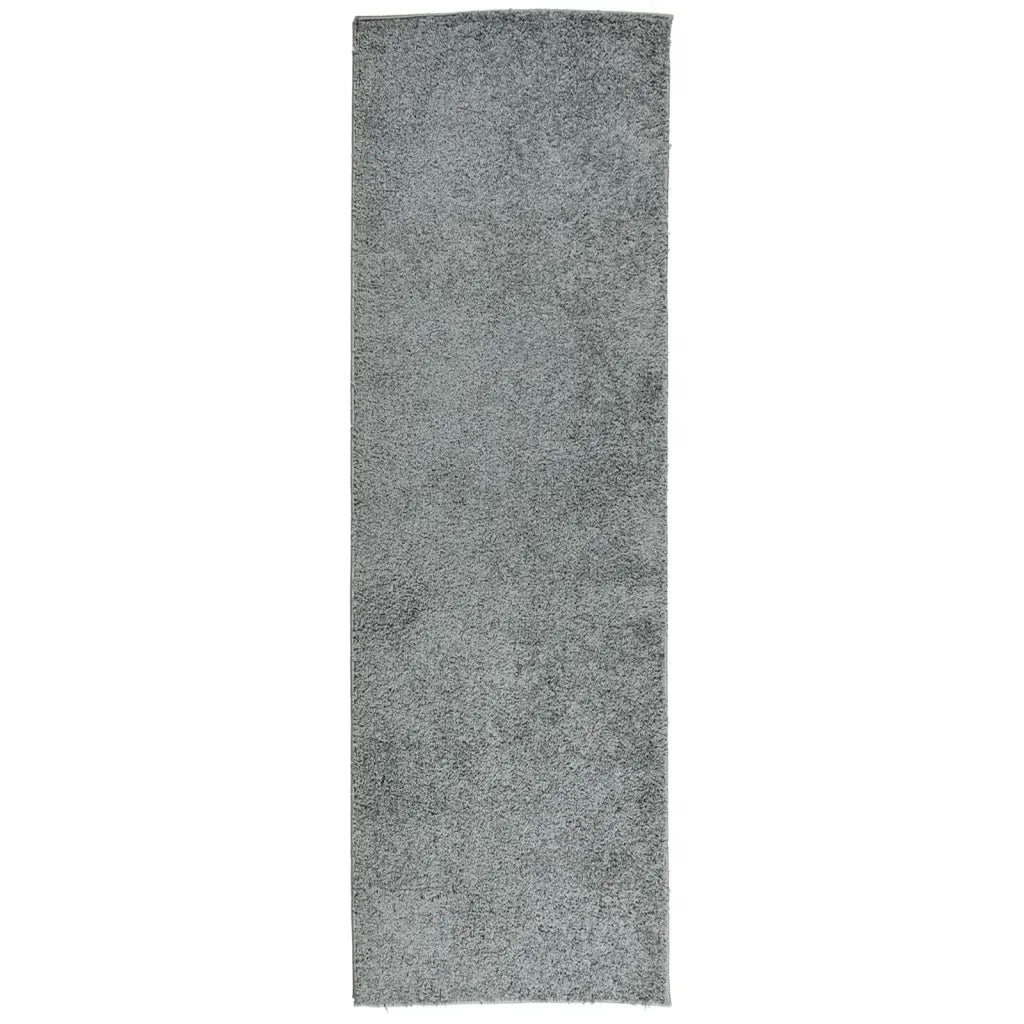 Tappeto del soggiorno | Tappeto Shaggy PAMPLONA a Pelo Lungo Moderno Verde 80x250 cm