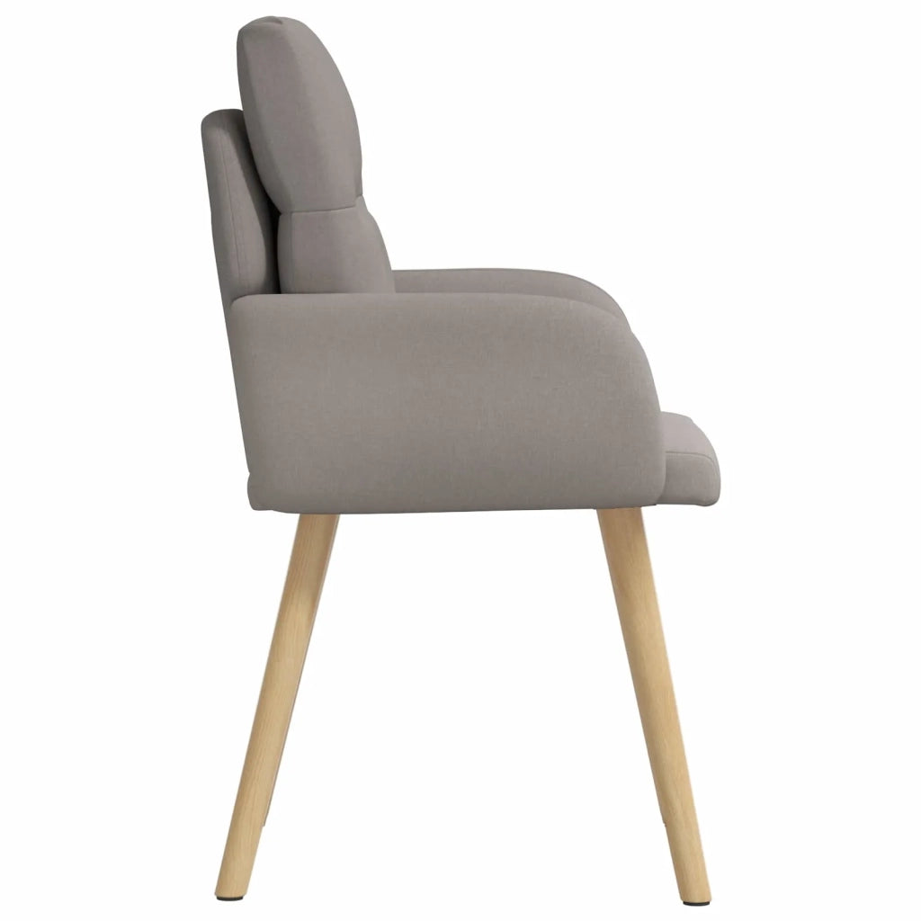 Sedie da pranzo 4 pz Tessuto Tortora 60 x 56 x 96 cm 3428362
