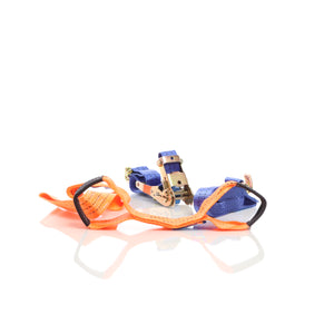 Set 4 cinghie pneumatici 35mmx3,5m 3000daN per fissaggio auto su bisarca carro attrezzi autocarro