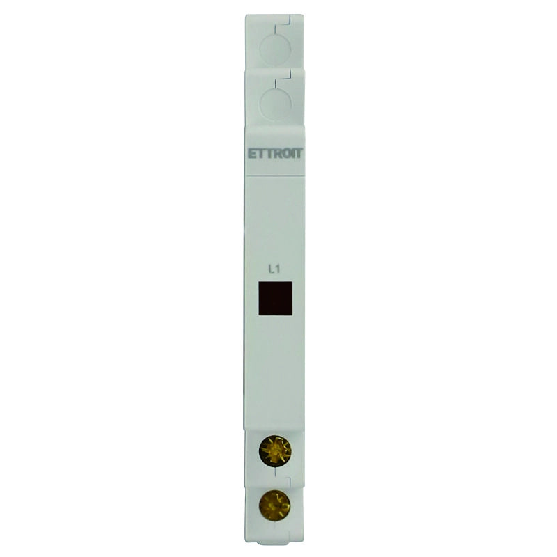 ETTROIT Indicatore Luminoso Modulare Mono Fase, Occupa Mezzo Modulo DIN, Lampada Spia Led Segnalazione