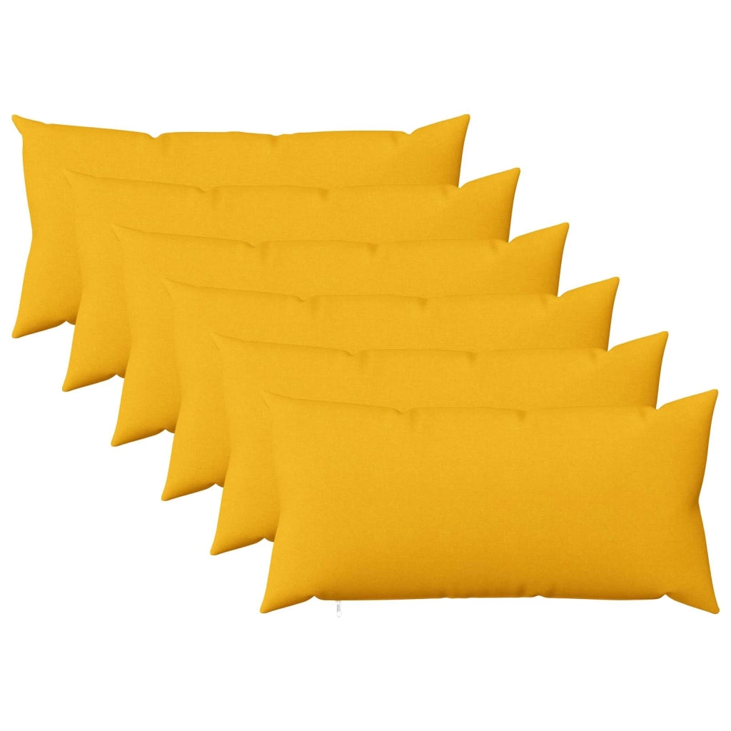 Federa 6 pz HEERLEN Giallo Chiaro 40 x 70 cm Tessuto 909460