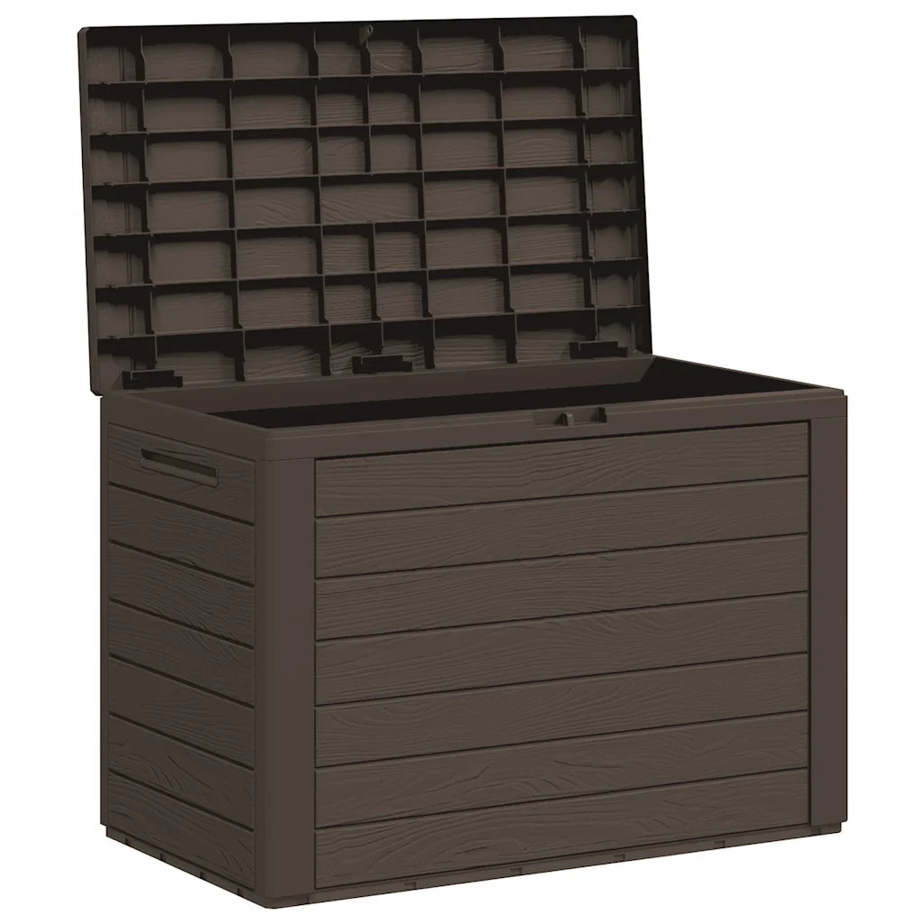 Baule da Giardino Marrone 78x44x55 cm 49442