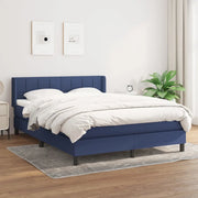 Giroletto a Molle con Materasso Blu 140x200 cm in Tessuto cod mxl 36552
