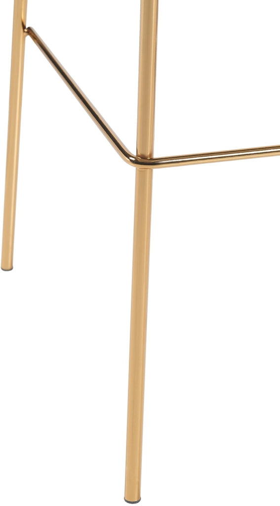 Barhocker Hoover Samt 4-FuЯ Gold