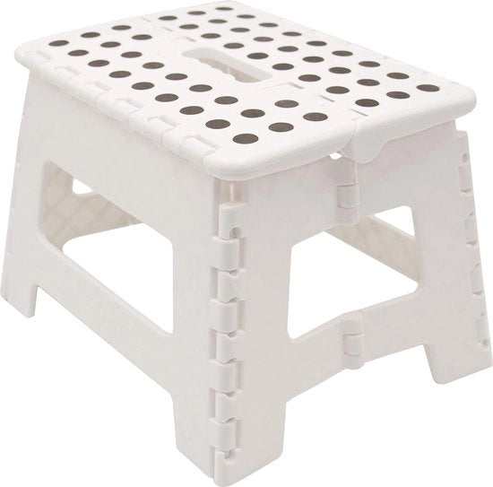 Stanza di lavoro pieghevole, stabile, 22 cm alto, plastico, bianco