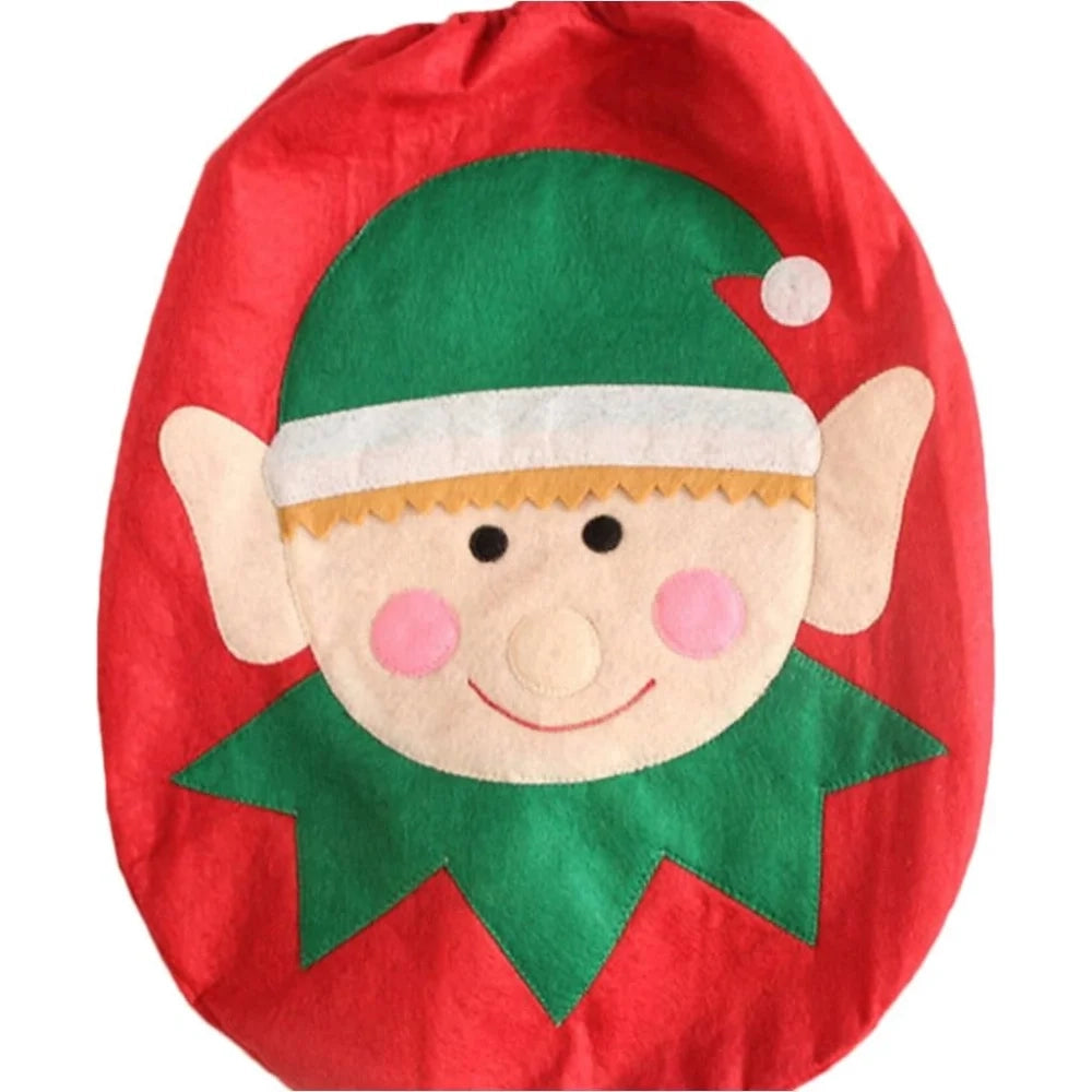Gudehome sedile wc coperchio decorazioni di natale, elfo
