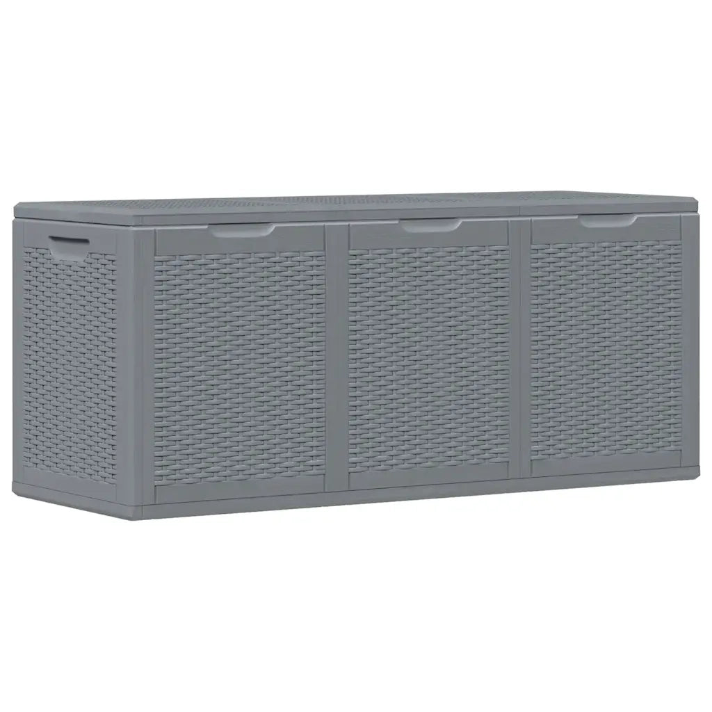 Contenitore da Giardino Grigio in Rattan PP 270 L CFW3417131