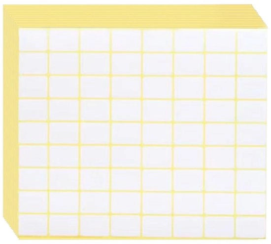 Etichette autoadesive 1080 pezzi - 16 x 22 mm - Etichette per uso domestico - Etichette per prodotti congelati - Etichette per confezionamento - Alta qualità - Adesivi per etichette