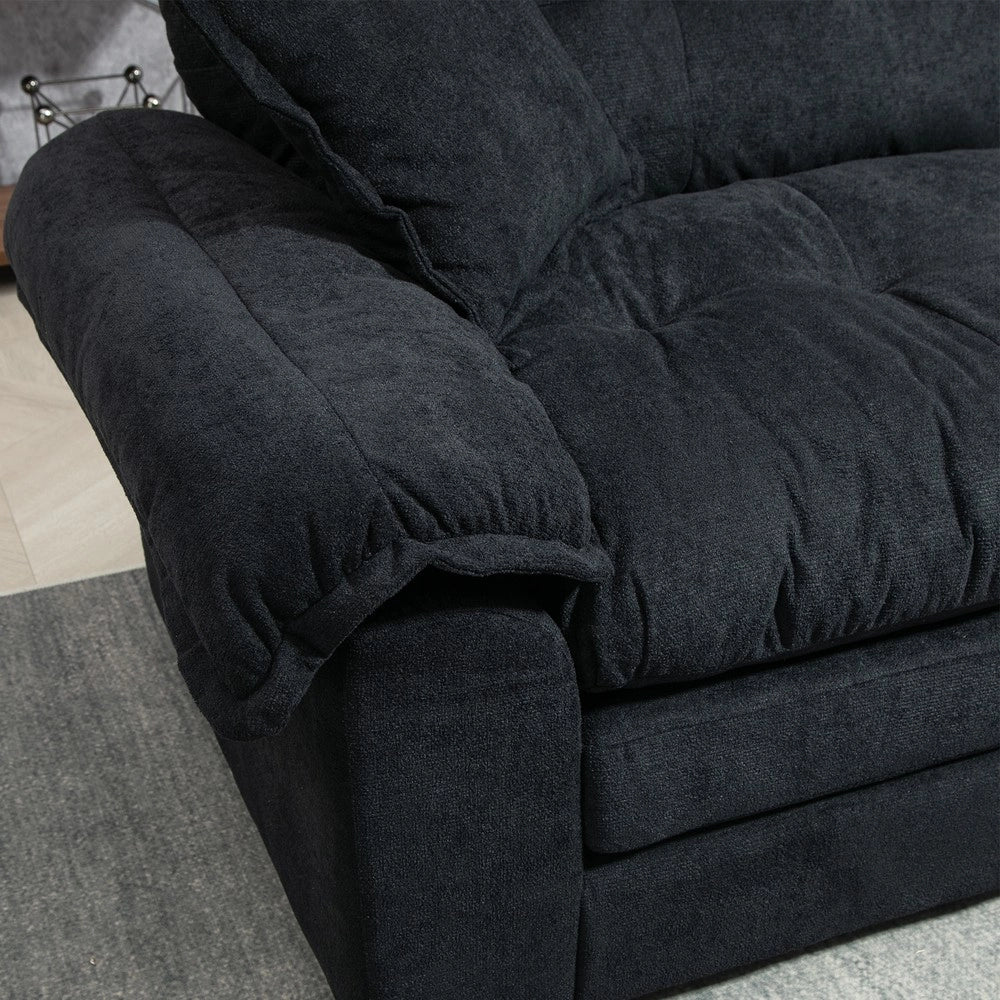 Set Divano 2 Pezzi ¨C Minimal ¨C Tessuto chenille cuscini imbottito