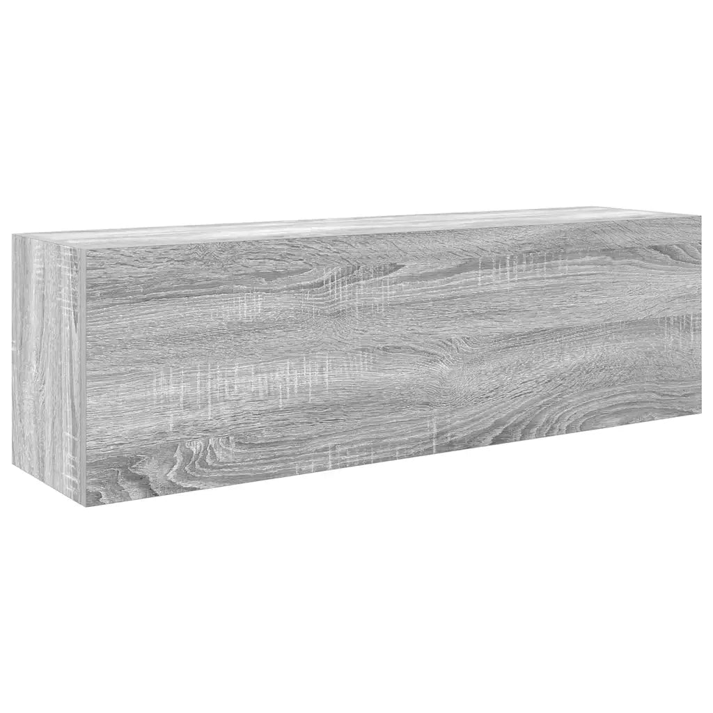 Mobile da Bagno Grigio Sonoma 100x25x30 cm in Truciolato