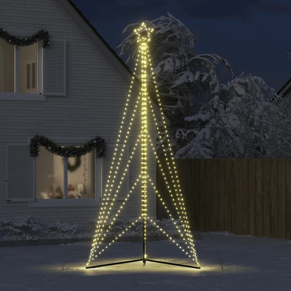 Albero di Natale a LED 615 LED Bianco Caldo 404,5 cm