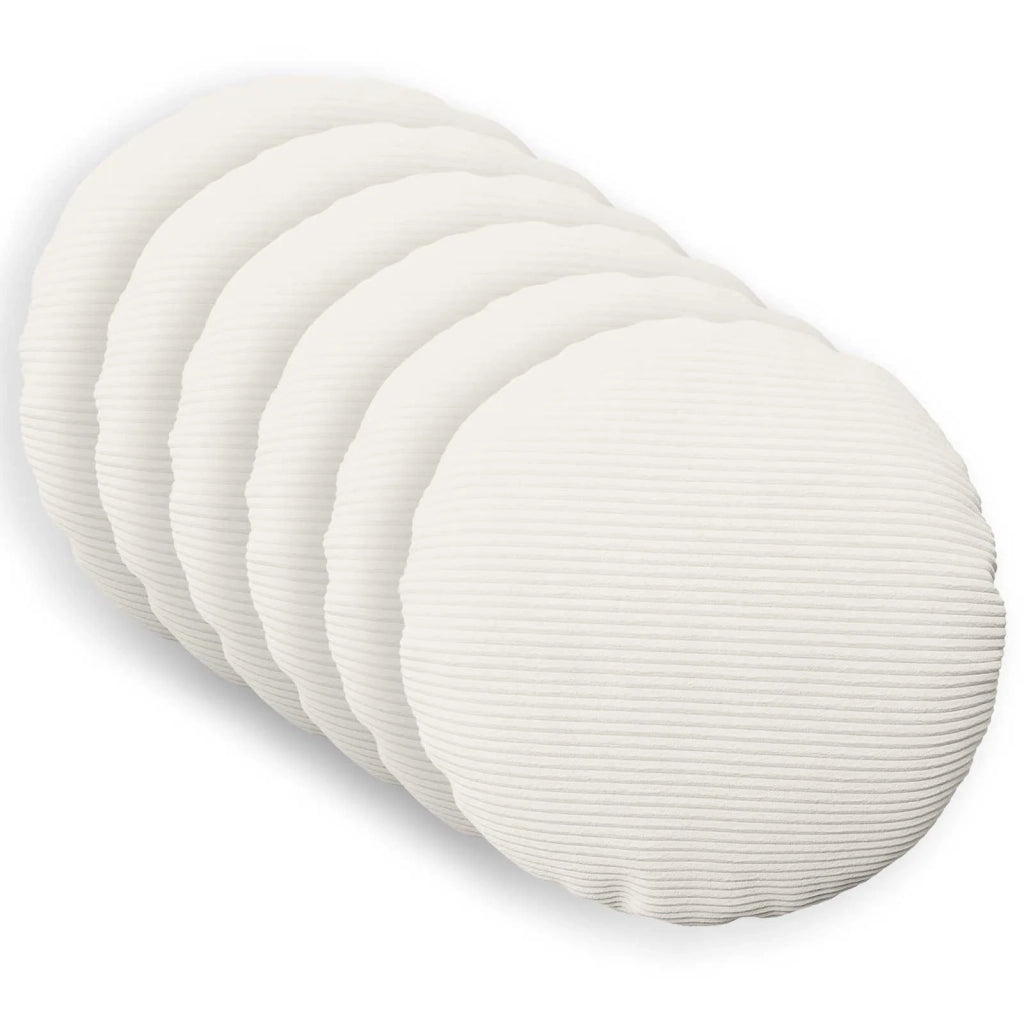 Federa 6 pcs HEERLEN Crema Ø 60 cm corduroy 922922