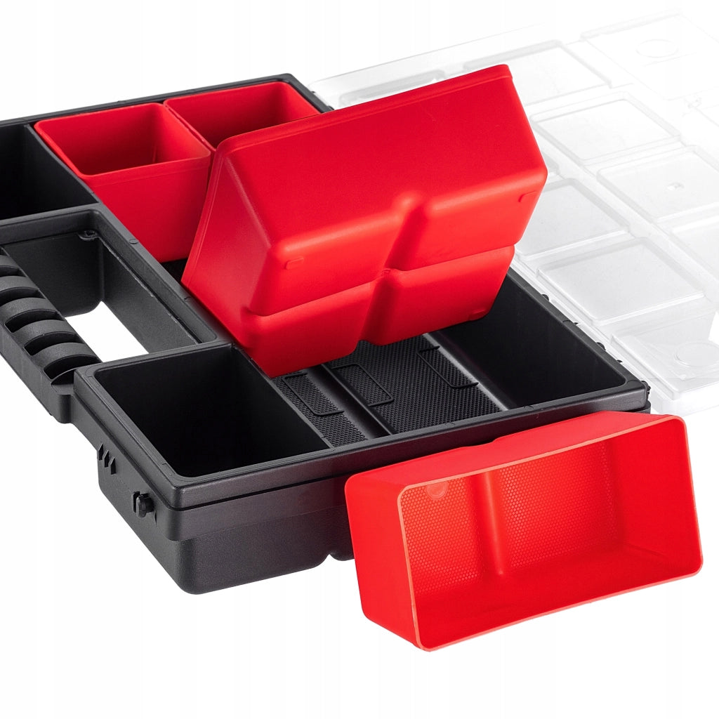 Set di 12 contenitori organizer per officina KADAX con 6 cassetti, ideali per garage.