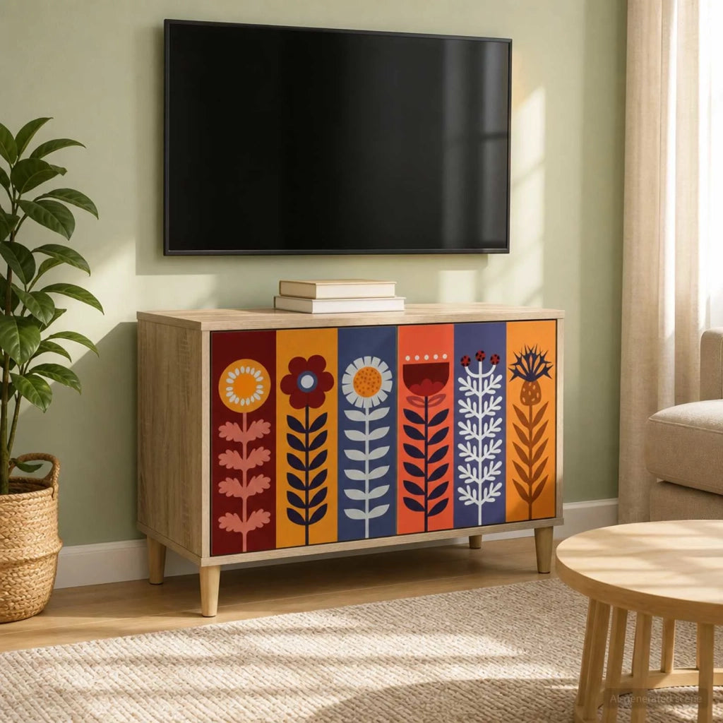 Mobile TV ESSEN 69 x 33 x 50 cm Sonoma Legno ingegnerizzato 8007002